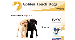 Desktop Screenshot of goldentouchdogs.com